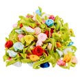 thumbnail image 1 of Capullos de rosa de seda artificial Cinta de raso Cabezas de flores con hojas verdes Adornos de celebración de rosas hechos a mano Decoración Ropa, zapatos y accesorios Miscelánea 200 piezas con hojas Minnieouse AP010244-02, 1 of 6