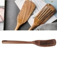 thumbnail image 3 of Wood Shovel,   Safe  Excellent Heat Resistance Hanging Hole Design Wooden Spatula  for Cooking for Home Use Leaky Spatula, 3 of 8