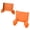 orange, variant on Gampad Grip Mount For TRIMUI BRICK PRO Gaming Console Handheld Cover