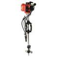 thumbnail image 4 of 52CC 2 Stroke Outboard Motor Boat Engine, 2.3HP Fishing Boat Engine Pull Starter w/Air Cooling System for Inflatable Boat, Fishing Boats,Yachts,19.68Inch Shaft Length, 4 of 19