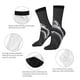 thumbnail image 4 of Fotbe Black And White Shark Calcetas Largas con Estampado para Hombre y Mujer – Calcetas de Compresión Transpirables y Elásticas, Viajar y Uso Diario Talla 5-11, 4 of 6