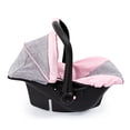 thumbnail image 2 of Bayer Design 67933AA Juguete, Silla de Coche Easy Go para Cochecito Neo Vario con Funda, Accesorios para muñecas, Rosa, Gris con Mariposa, Gris/Rosa, para muñecas de hasta 18", 2 of 5