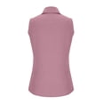 thumbnail image 4 of HongQid Womens Sleeveless Button Down Shirt Collared Cotton Linen Blouse Casual Office Shirts Basic Tank Top, 4 of 9