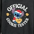 thumbnail image 3 of Lilo & Stitch - Official Cookie Tester - Women's Lightweight French Terry Long Sleeve Shirt, 3 of 5