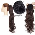 thumbnail image 6 of Benehair 4 Pieces Set Clip in Hair Extensions Highlight Wavy Curly Long Synthetic Hairpieces for Women 22 inch Light Auburn mix Bleach Blonde, 6 of 11