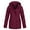 Wine, variant on Tarmeek Waterproof Rain Jacket for Women Warm Winter Outdoor Solid Color Insulated Snow Jackets Coats Hooded Zipper Pockets Ski Jackets Warm Thick Mountaineering Suit