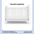 thumbnail image 6 of Storkcraft Pasadena 3-in-1 Convertible Baby Crib, White, 6 of 18