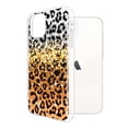 thumbnail image 2 of FINCIBO Soft TPU Clear Case Slim Cover for Apple iPhone 12 mini 5.4" 2020 (NOT FIT iPhone 12/12 Pro 6.1"/iPhone 12 Pro Max 6.7" 2020), Yellow Glitter Black/White Leopard & Black/Yellow Leopard, 2 of 3