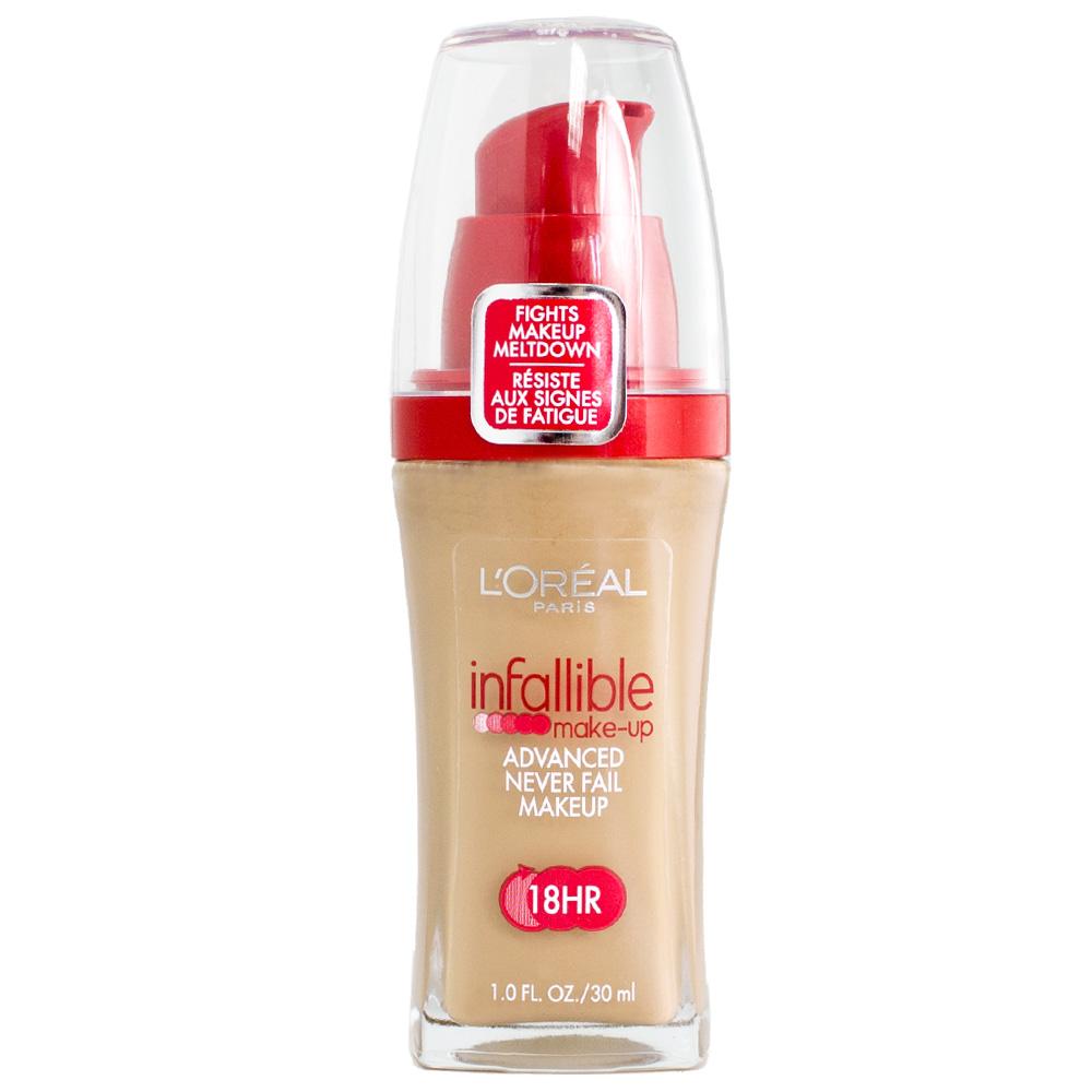 L'Oreal Paris Infallible Never Fail Liquid Makeup with SPF 20, Nude Beige - image 4 of 12