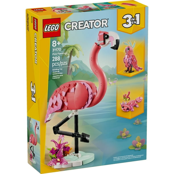 LEGO Creator 3 in 1 Wild Animals: Pink Flamingo Animal Building