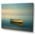 thumbnail image 2 of Designart "Azure And Lemon Boat Scene" Coastal Boat Canvas Wall Art, 2 of 7