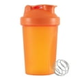 thumbnail image 1 of Matsuzay Botella hermética de la coctelera de la bebida de los PP para los batidos de proteínas On Go tapa hermética tamaño portátil Cocina y Comedor Naranja, 1 of 6