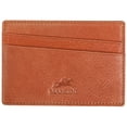 thumbnail image 1 of Mancini Slim RFID Card Case, Cognac, 1 of 3