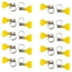 thumbnail image 2 of Riwesomey Abrazadera de tubo de 20 piezas, abrazadera de manguera tipo llave, línea de combustible de jardín, almeja de manguera de mariposa Herramientas y ferretería, 2 of 6