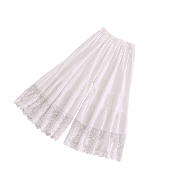 Slip Pettipants Culotte for Women Split Skirt Lace Pettipants Bloomers Slip Shorts