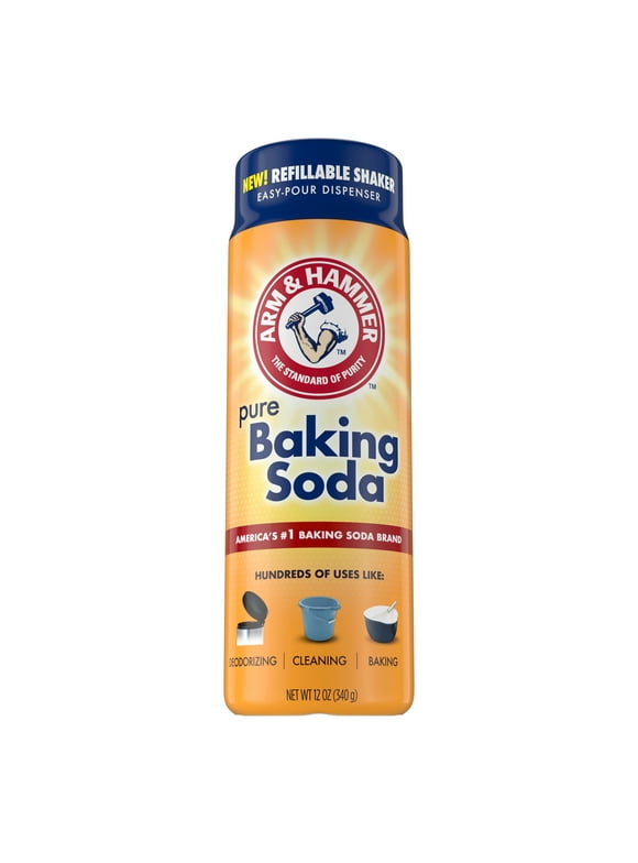 ARM & HAMMER Baking Soda Refillable Shaker, 12oz