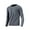Gray, variant on Men's Ultra Soft Pocket T-Shirt Solid Color Classic Fit Lightweight Cooling Long Sleeve Casual Basic Work Shirts