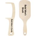 thumbnail image 1 of wonim44 2 Pcs Bald Man's Brush and Comb Funny Bald Man Grooming Tool Gag Gift Wooden Hairless Combing Toothless Brush Novelty Joke Gift Set(Classic Style), 1 of 1