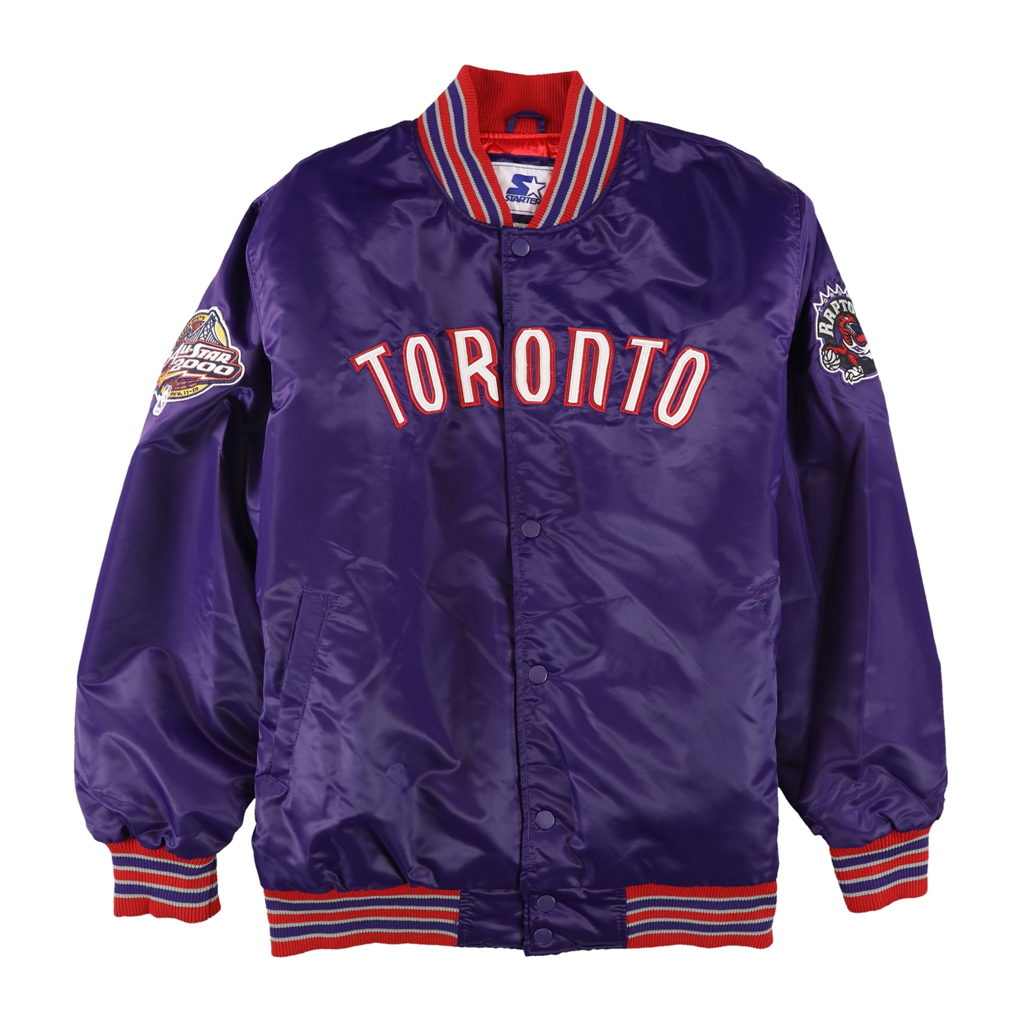 STARTER Mens Toronto Raptors Varsity Jacket Purple XXX Large Walmart