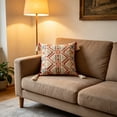 thumbnail image 4 of Pillows for Couch, Boho Tufted Pillow Cover With Tassels Woven Jagged Cushion Case For Sofa Bedroom Living Room Decor, 4 of 6