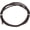 Brown, variant on Round Braided Leather Cord 3mm Bolo String Rope for Jewelry Making, Necklaces, Bracelets, Wraps, Crafts, 1m/3.3Ft, Silver