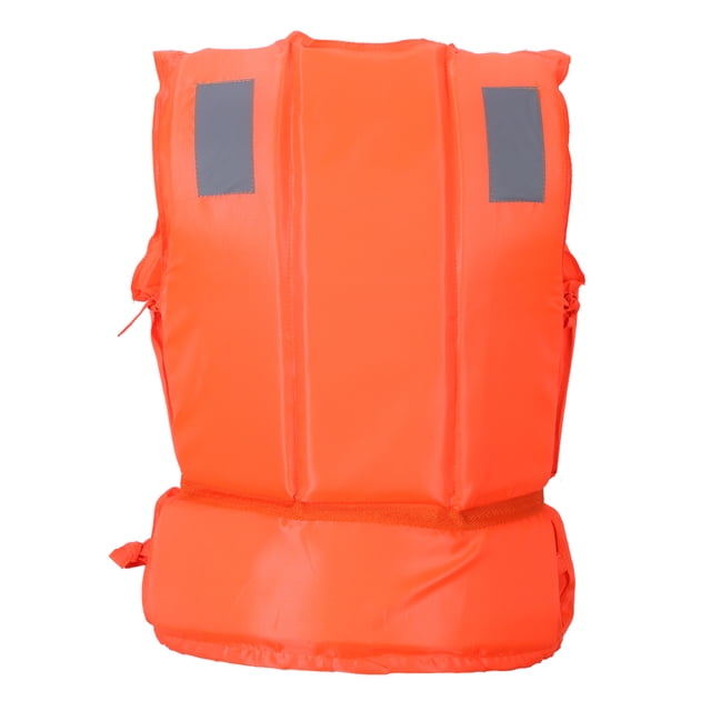 Ayuda Chaleco Life Boating Boath Beach Outdoor Survival Aid Chaqueta De Seguridad Con Silbato Para Adultos Naranja