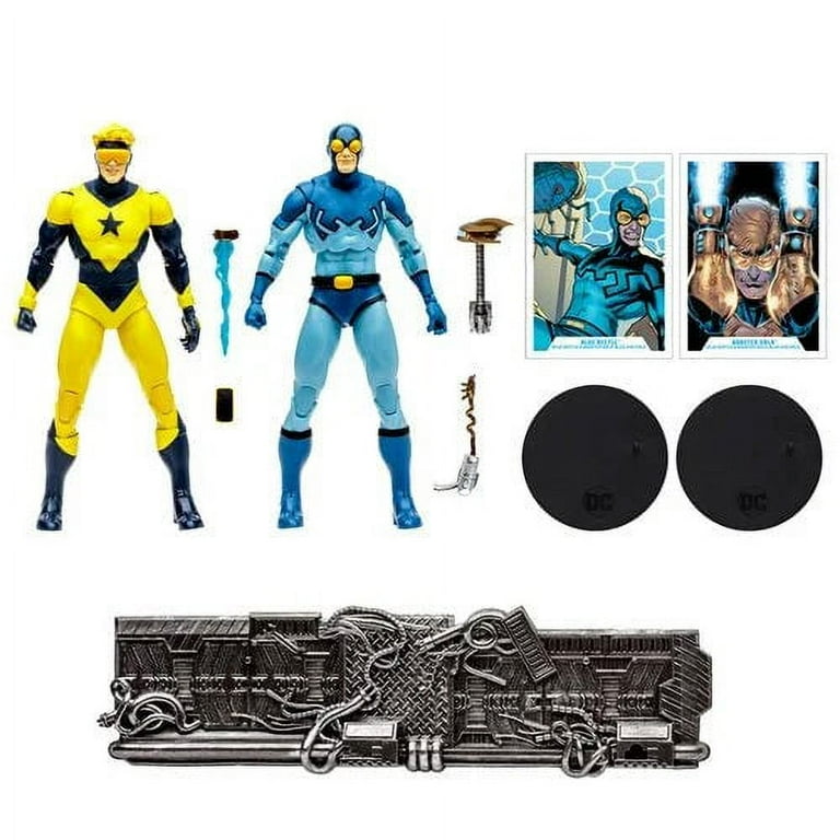 Mcfarlane Toys DC Booster Gold and Blue Beetle 2 Pack Action Figure 