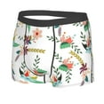thumbnail image 2 of Haiem Pretty Floral With Leaves Men's Boxer Briefs, Every Day Comfort Stretch Cotton Moisture-Wicking Underwear-Large, 2 of 9