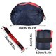 thumbnail image 4 of Laklulu Elegante bolso de compras reutilizable portátil plegable de alta capacidad bolso de hombro impermeable azul oscuro, 4 of 6
