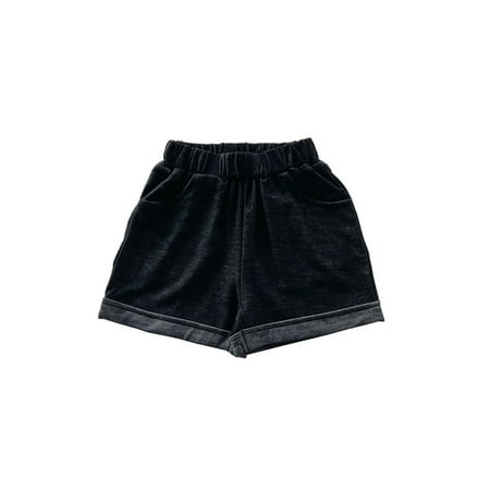 

Kids Toddler Baby Girls Dark Blue Denim Jeans Baggy Fit Denim Pants With Back Pockets Jeans Pants Clothing Girls Running Shorts Size 10 Running Shorts for Women