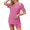 Rose Red, variant on Ekoauer Women 2 Piece Maternity Pajamas Set Lightweight Pregnancy Outfit Ribbed Knit Postpartum Loungewear Set with Pocket