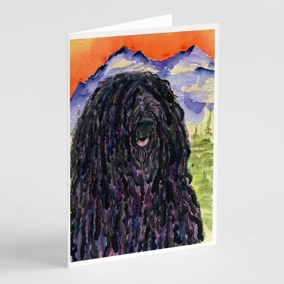 Puli Greeting Cards and Envelopes Pack of 8