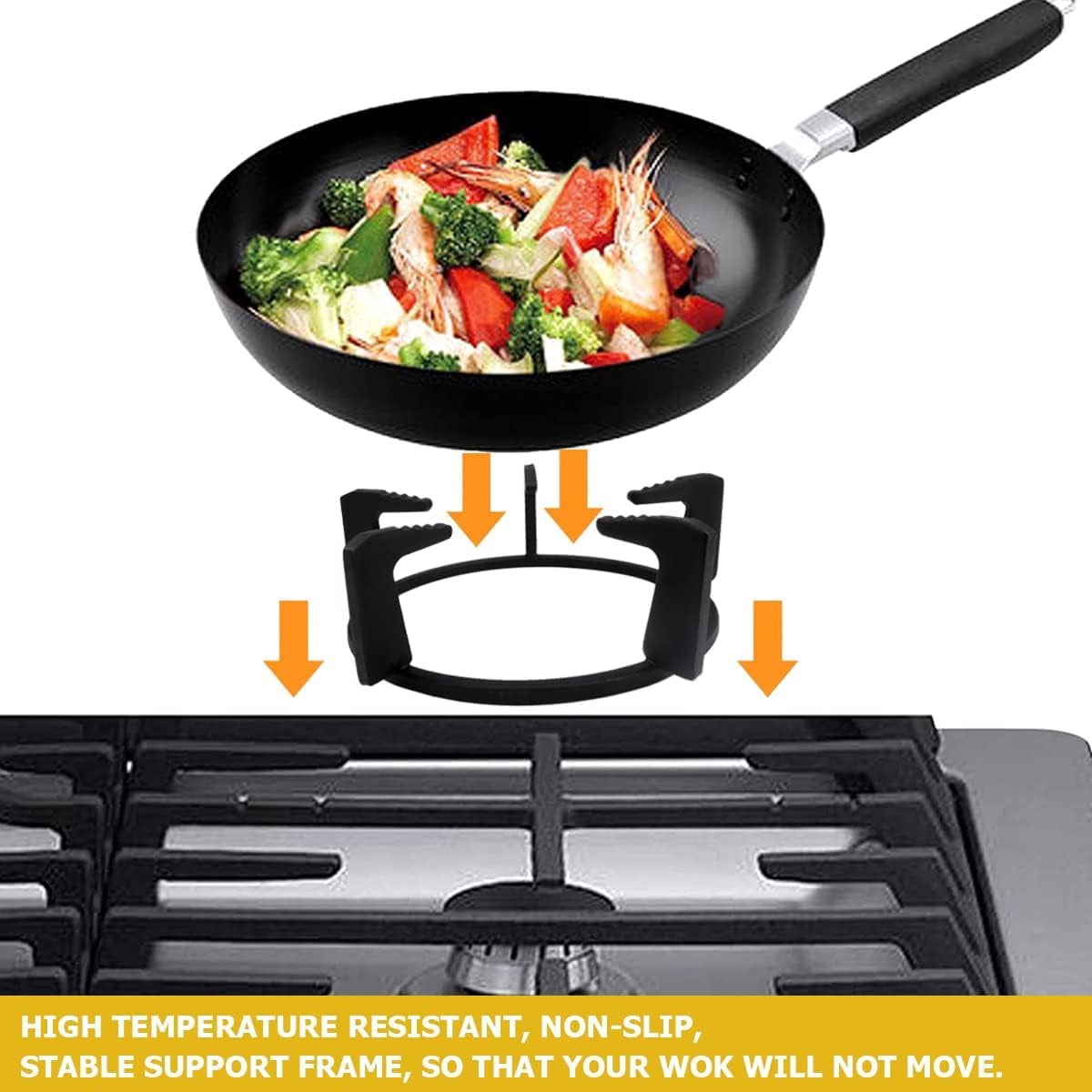 Cast Iron Stove Wok Ring Support Stand for Gas Cooktop Accessories