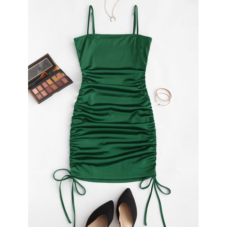 dark green bodycon prom dress Always Devotion Crochet Midi Dress in Turquoise Metallic main image 1