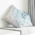thumbnail image 3 of Ombre Brown Blue Pillow Covers 26x26 Inch Decorative Throw Pillow Cover, Summer Coastal Ocean Sea Beach Wave Sofa Pillowcases Accent Cushion Case Home Decor Bedroom Living Room, 3 of 6