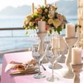 thumbnail image 5 of Nvzi 3pcs Pink Plastic Tablecloth for Parties, Disposable Gradient Tablecloths Rectangle Tables, Table Cover for Wedding Birthday Anniversary Party, 53.93 x 107.87Inch, 5 of 5
