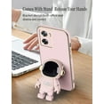 thumbnail image 5 of Compatible with Oppo A57 4G Case Silicone TPU Plating, Oppo A57 4G Cases Cute Astronaut Pattern Phone Case with Stand (Pink), 5 of 14