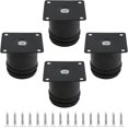 thumbnail image 2 of Juego de 4 patas ajustables para muebles de 2 pulgadas / 50 mm, patas de sofá redondas de acero inoxidable, patas de muebles de repuesto de 2 pulgadas de diámetro para silla, tocador y mesa de centro JAMW Sencillez, 2 of 5