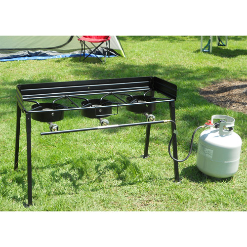 King Kooker #CS42 - Portable 3-Burner Outdoor Camp Stove with Detachable Legs - image 3 of 4
