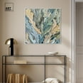 thumbnail image 3 of Calming Seaweed Beach Coastal Inspired Canvas Wall Art by Art Remedy, White Floater Frame, 30"x30", 3 of 7