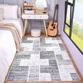 thumbnail image 3 of Junovo Washable Upgrade Area Rug Super Soft Rugs with Non-Slip Backing, for Living Room/Bedroom,4'x6',Black, 3 of 8