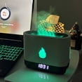thumbnail image 6 of Techken Flame Ultrasonic Mist Humidifier with Bluetooth Speaker Alarm Clock - 7 Color Lights, 6 of 7