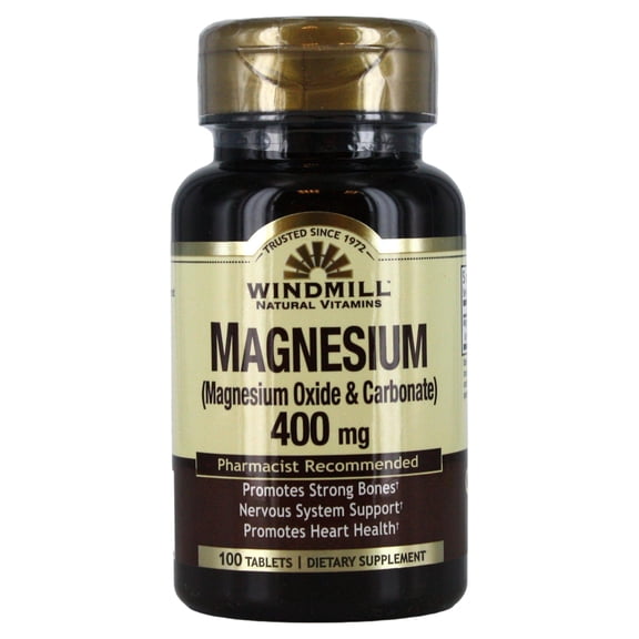 Windmill Magnesium 400 Mg Tablets, 100.0 Count