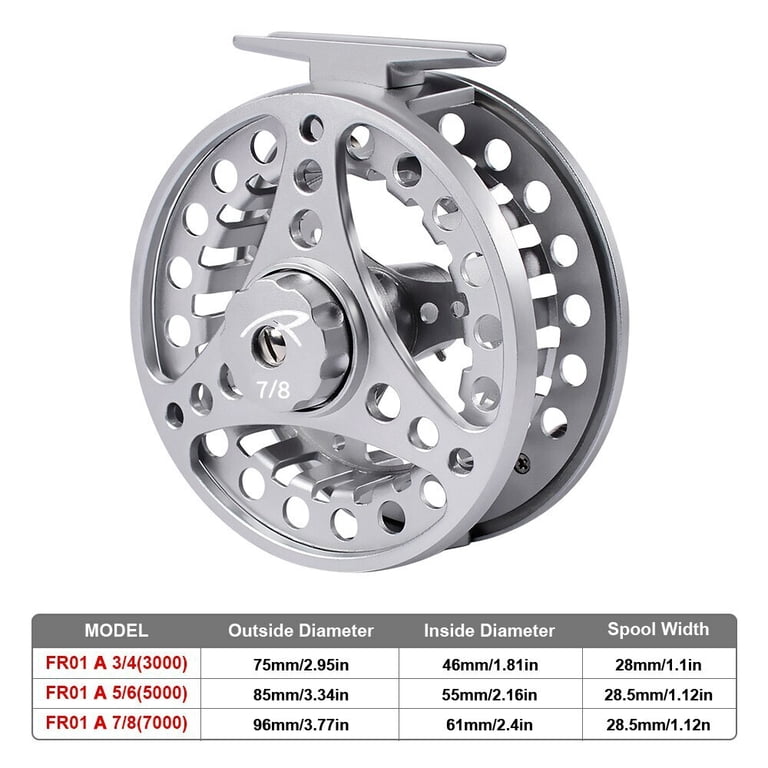8 wt saltwater fly reel El Jefe 7/8 and blue Saltwater Fly Fishing Reel CNC-Machined
