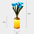 thumbnail image 3 of Luz Nocturna De Narcisos Luz LED para jarrón de narcisos, enchufe USB o adorno de iluminación alimentado por batería (azul), 3 of 8