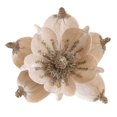 thumbnail image 5 of 5PCS Glitter Flower Artificial Christmas Flowers Hanging Xmas, 5 of 5