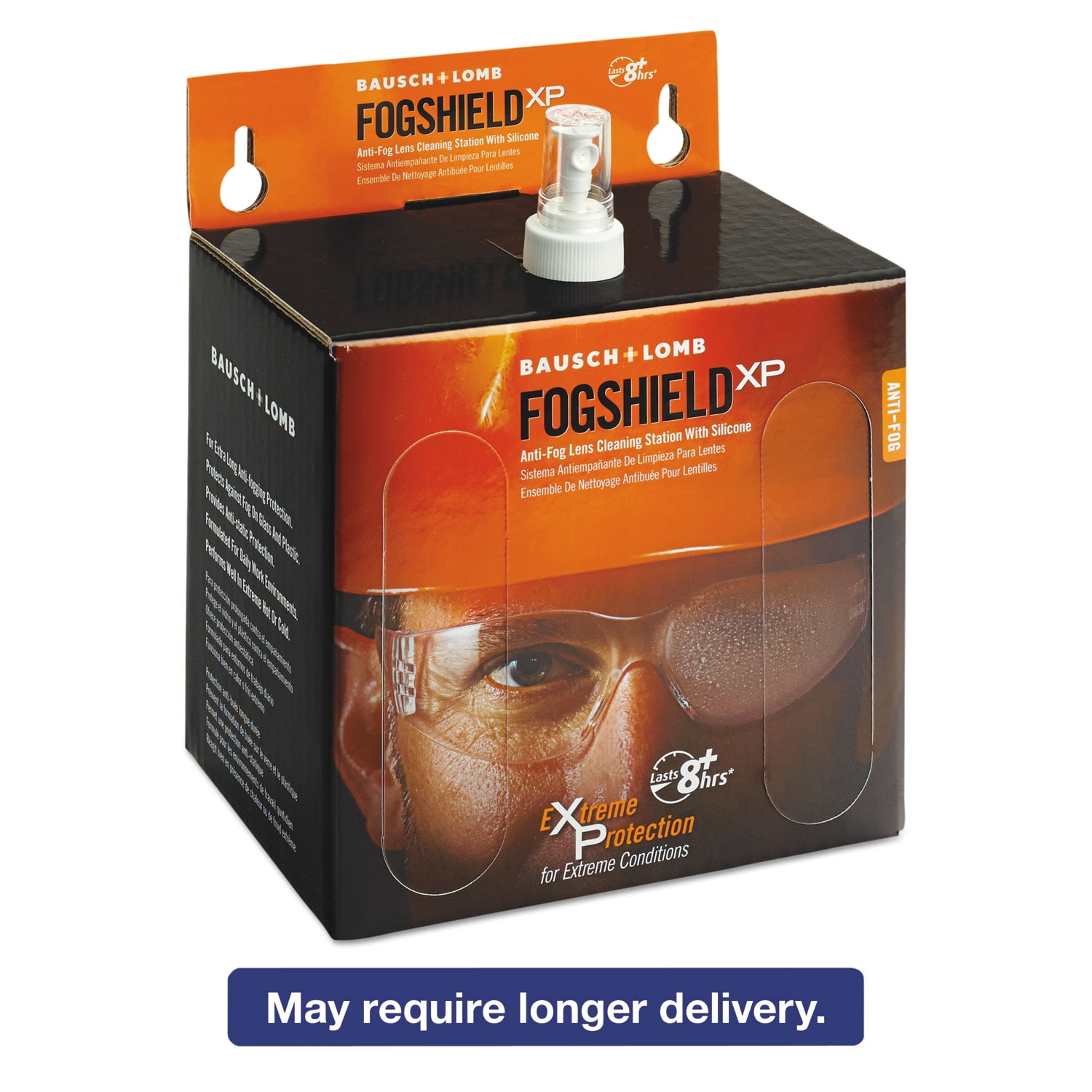 FogShield Disposable Lens Cleaning Station, 12 oz Bottle, 1,425 Tissues/Box FogShield Disposable Lens Cleaning Station, 12 oz Bottle, 1,425 Tissues/Box