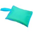 thumbnail image 5 of Bolsa de malla para juguetes de playa, red de almacenamiento para juguetes y toallas, para guardar la arena de los juguetes, 45 x 30 x 45 cm, malla verde y correas azules, 5 of 5