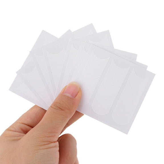 BESTYASH nail self adhesive stickers Nail Art Sticker White 50 Sets