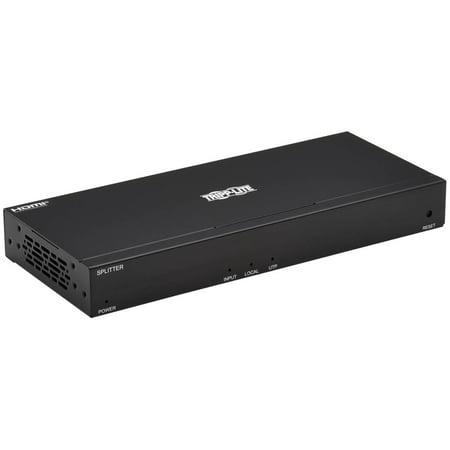 UPC: 0037332263377 | Tripp Lite Hdmi Over Cat6 Splitter – 4-port 4k 60 Hz  Hdr  4:4:4  Poc  Hdcp 2.2  230 Ft. (70.1 M)  Taa – Video/audio Extender – Over Cat 6 – Up To 230 Ft – Taa Compliant